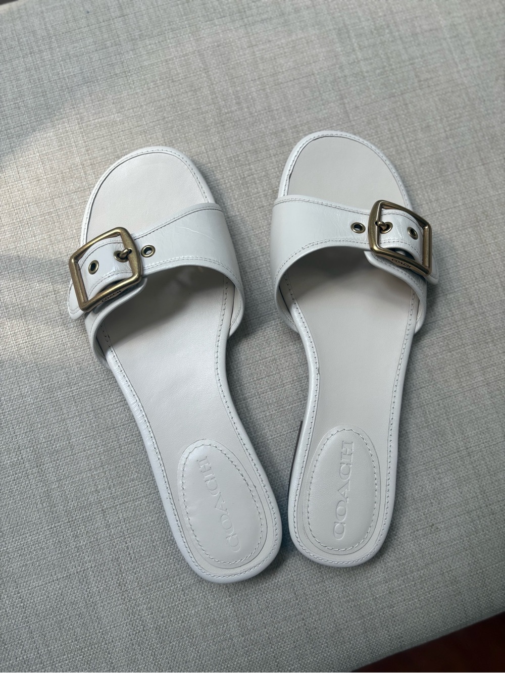 Coach leather Margot sandals